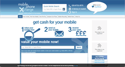 Desktop Screenshot of mobilephonexchange.co.uk